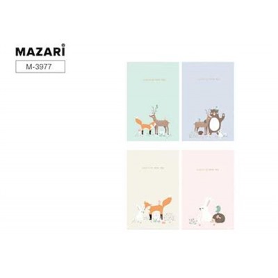 Блокнот 180х250 мм 32л линия "ALWAYS BE WITH YOU" ассорти M-3977 Mazari