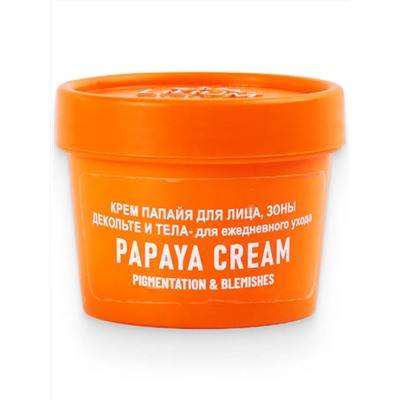 PAPAYA CREAM, Lilium (Крем ПАПАЙЯ для лица, зоны декольте и тела, Лилиум), 100 г.