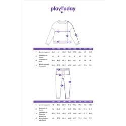 Комплект (Водолазка+Брюки) PLAYTODAY #1038416