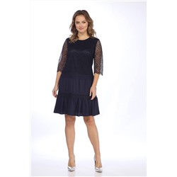 Lady Style Classic 1530 темно-синий, Платье