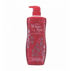 White Spa SUMMER, UV3 Whitening Summer Cream, Mistine (УФ3-осветляющий Крем-гель для душа ЛЕТО, Обогащен экстрактом граната и Комплексом Белого пиона, Мистин), с дозатором, 500 мл.