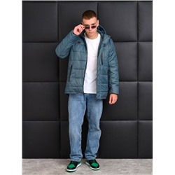 Куртка мужская зимняя на флисе "Игл" серый