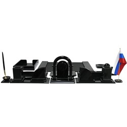 Настольный набор из обсидиана "Консул" 1120*740*230мм.