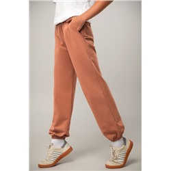 Брюки джоггеры из футера для девочки Happyfox