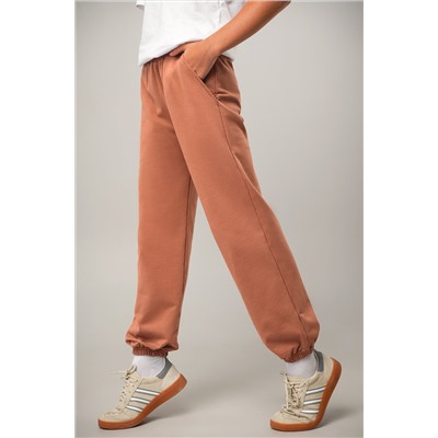 Брюки джоггеры из футера для девочки Happyfox