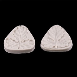 Силиконовый молд - вайнер "Лист дуба" 6*6 см