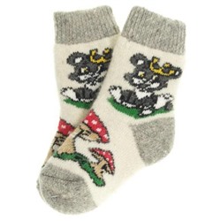 Носки детские "Котёнок с короной" 6415-5