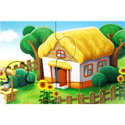 Пазл First Puzzle «Кто живет в деревне» (20 элементов) Baby Toys