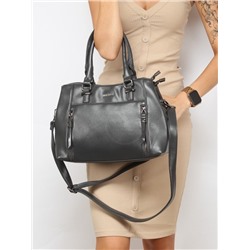 Сумка женская искусственная кожа GT-63369DB H 1868-1/109A-1,  2отд,  плечевой ремень,  серый 256839
