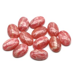 Кабошон из родохрозита овал, 12*8*3мм (28-2)