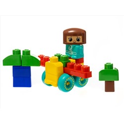 Конструктор пластиковый «Самолетик» 20 деталей Baby Blocks