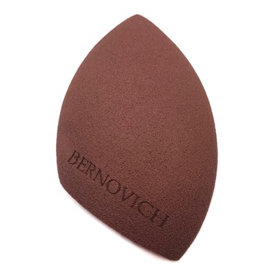 Спонж косметический BERNOVICH срезанная капля (коричневый)