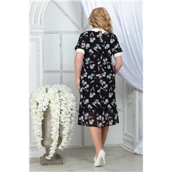Ninele 2287 черный_ирисы, Платье