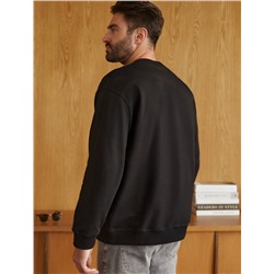 Джемпер из тонкого премиального футера с эластаном