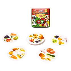 Настольная игра Дабл «Фрукты и овощи» (20 карточек)