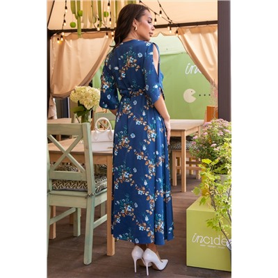 Платье Летнее вдохновение (джинс) П14145-1М