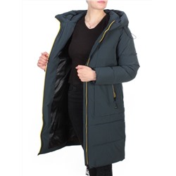 888 DARK BLUE Пальто зимнее женское VINVELLA (200 гр. холлофайбер) размеры 42-44-46-48-50