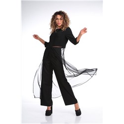 Karina deLux M-1030-1 черный, Брюки,  Туника