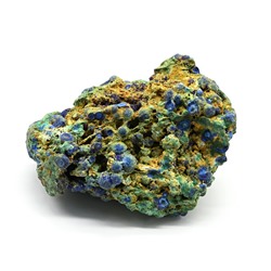 Коллекционный камень азурмалахит 56*45*32мм, 65г