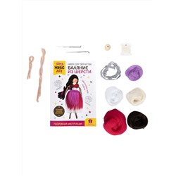 Игрушка своими руками «Цветочная фея Пиона». Валяние из шерсти