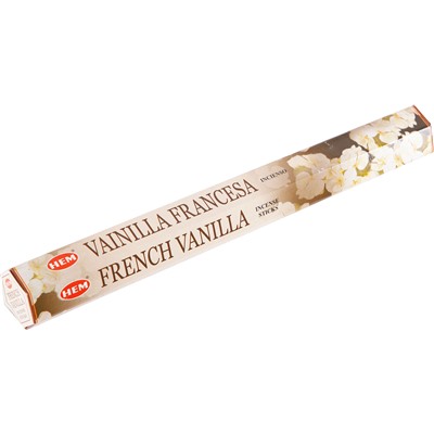 Hem Incense Sticks FRENCH VANILLA  (Благовония ФРАНЦУЗСКАЯ ВАНИЛЬ, Хем), уп. 20 палочек.