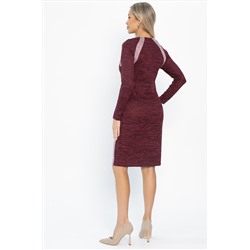 Платье трикотажное Елея (бордовое) П14589-10М