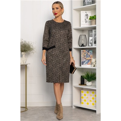 Платье Твоя мода (коричневое) П13746-19М