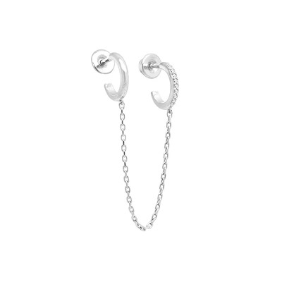 Серьги из серебра без вставки, ЗК6021506