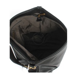 Сумка женская искусственная кожа DJ-7003-3-BLACK,  1отд,  плечевой ремень,  черный 256088
