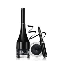 Гелевая подводка для глаз Gel liner LASTING COLOR тон: 1 черный