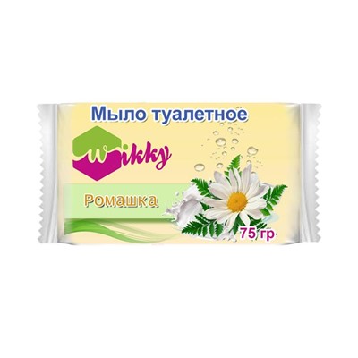 WIKKY Мыло туалетное 75г  Ромашка