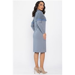 Платье трикотажное Нарина (серое) П14513-10М
