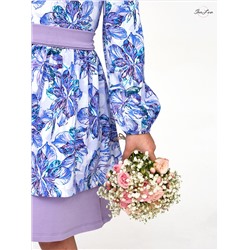 Платье Provance ирисы-лаванда