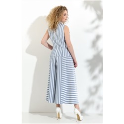 Euromoda 350 серо-голубой, Брюки,  Блуза