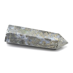 Агат с включениями пирита "Карандаш" 30*31*107мм, 209г