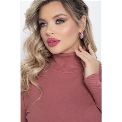 Водолазка Зимняя история (терракотовая) Б14528-20М