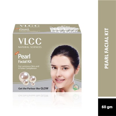 PEARL FACIAL KIT, De-Pigmentation & Skin Brightening, VLCC (ЖЕМЧУГ набор - Депигментация и Осветление кожи), 60 г. (6x10 г.)