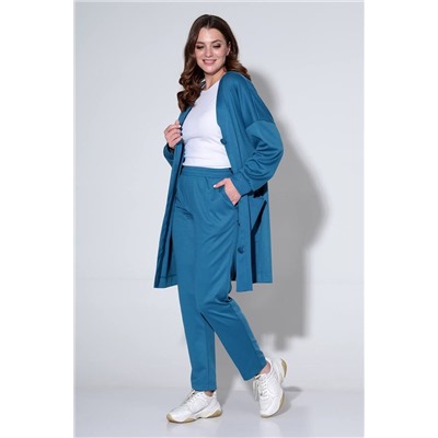 Liona Style 824 синий, Кардиган,  Брюки