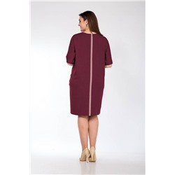 Lady Style Classic 1474/2 винный, Платье