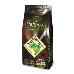 BRASIL SANTOS, Refresso (БРАЗИЛИЯ САНТОС, кофе средней обжарки, МОЛОТЫЙ, Рефрессо), 200 г. - СРОК ГОДНОСТИ ДО 20 ИЮНЯ 2025 ГОДА