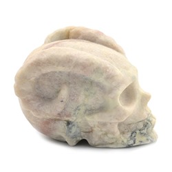 Резной череп из манганокальцита 93*63*68мм, 554г