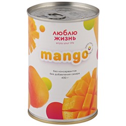 ПЮРЕ МАНГО ИЗ МЬЯНМЫ без консервантов, без добавления сахара, Люблю Жизнь, 430 г.