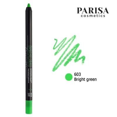 Карандаш д/глаз NEON с матовым покрытием 603 зеленый Parisa АКЦИЯ! СКИДКА 10%