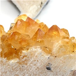 Друза цитрин 37*30*26мм, 40-49г, (S)