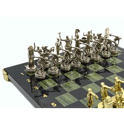 Шахматы с металлическими фигурами "Олимпийские игры", 300*300мм