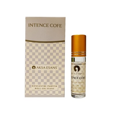 Concentrated Essential Oil INTENCE COFE, Aksa Esans (Турецкие роликовые масляные духи ИНТЕНС КОФЕ, Акса Эсанс), 6 мл.