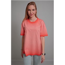 Женская футболка оверсайз с эффектом градиент Happyfox