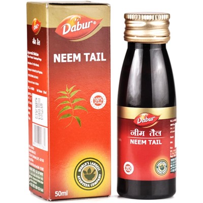 NEEM TAIL, Dabur (МАСЛО НИМА для наружного применения, Дабур), 50 мл.