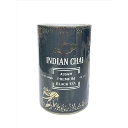Indian Chai ASSAM Premium BLACK TEA, Bharat Bazaar (АССАМ Премиум, ЧЕРНЫЙ ЧАЙ, Бхарат Базаар), банка 100 г.