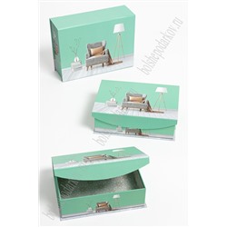Коробки подарочные прямоугольные 3 в 1 с рисунком, 30,3*21,3*9,5 см (SF-5640F)